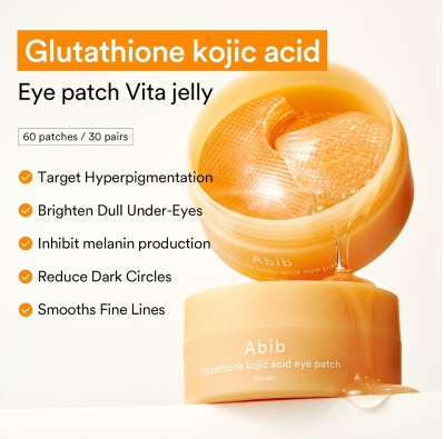 Abib Glutathione Kojic Acid Eye Patch Vita Jelly 60 parches