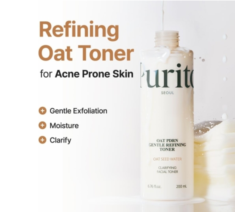 Purito Oat PDRN Gentle Refining Toner 200ml