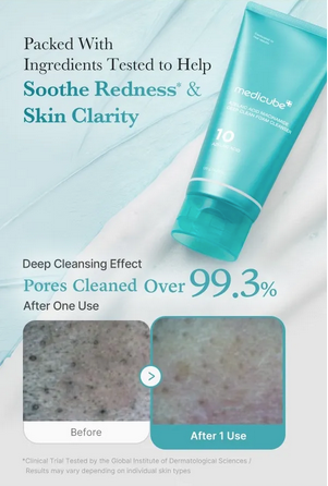 Medicube Azelaic Acid Niacinamide Deep Clean Foam Cleanser 120g