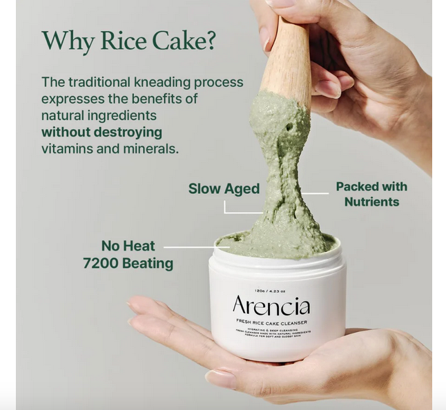 Arencia FRESH GREEN RICE MOCHI CLEANSER 120G