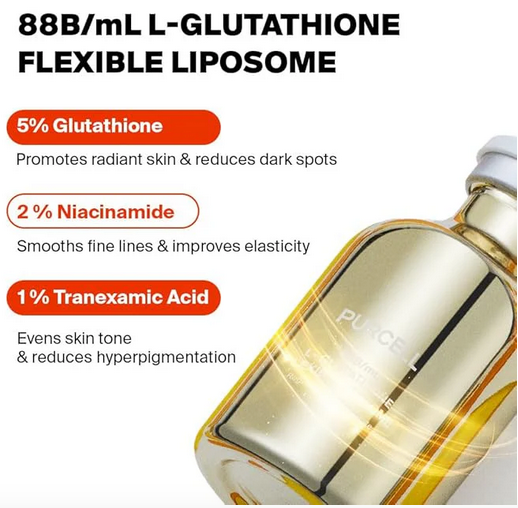 PURCELL 88B/mL L-Glutathione Flexible Liposome 30ml