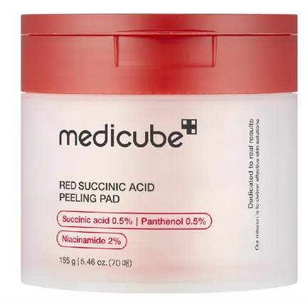 Medicube RED SUCCINIC ACID PEELING PAD (70pcs)
