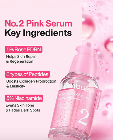Numbuzin No.2 Rose PDRN Collagen Plumping Serum 30ml