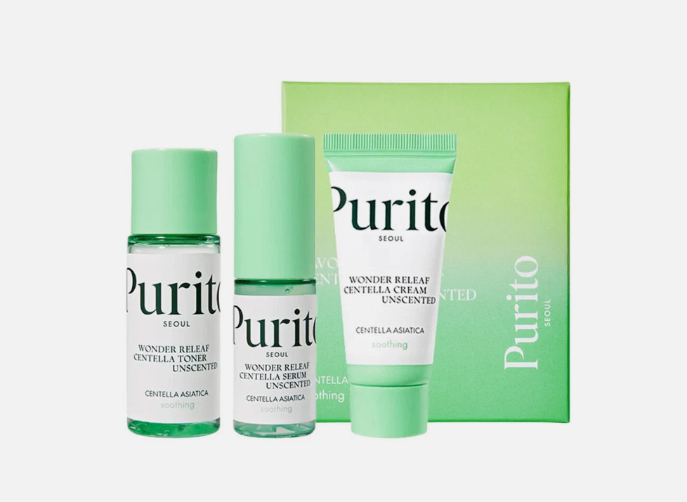 Purito SEOUL Wonder Releaf Centella Mini Kit Unscented