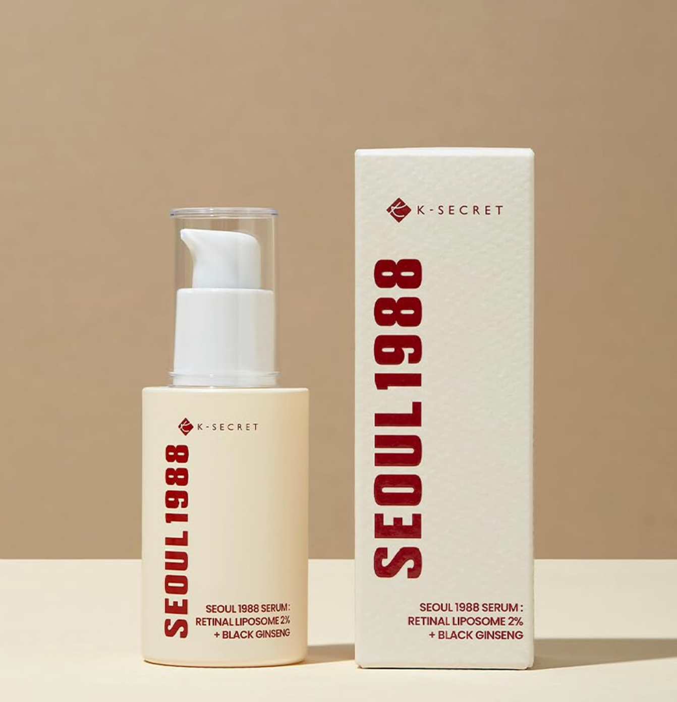 KSECRET SEOUL 1988 Serum : Retinal Liposome 2% + Black Ginseng 30ml