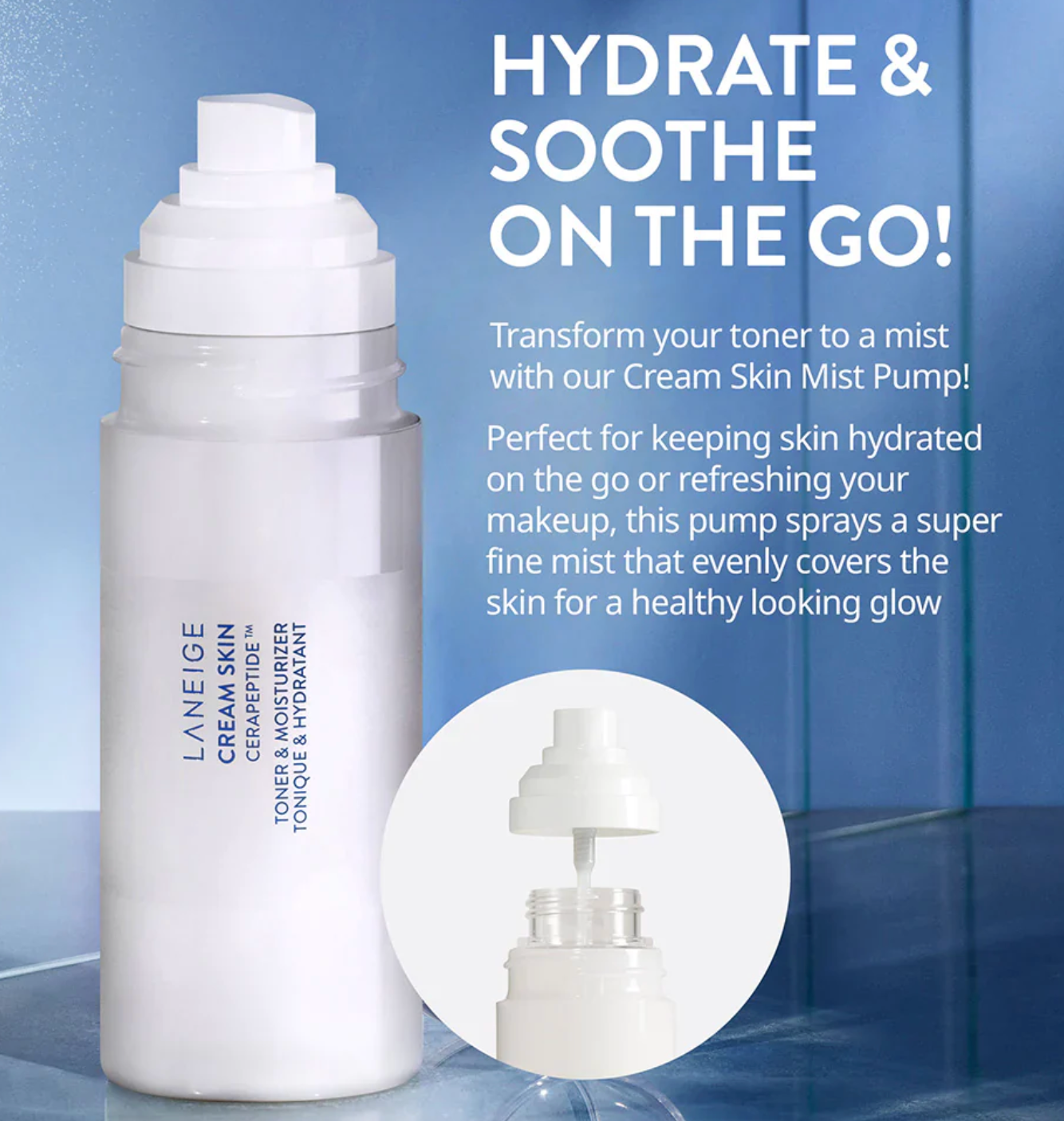 Laneige Cream Skin Mist Pump (para 170ml)