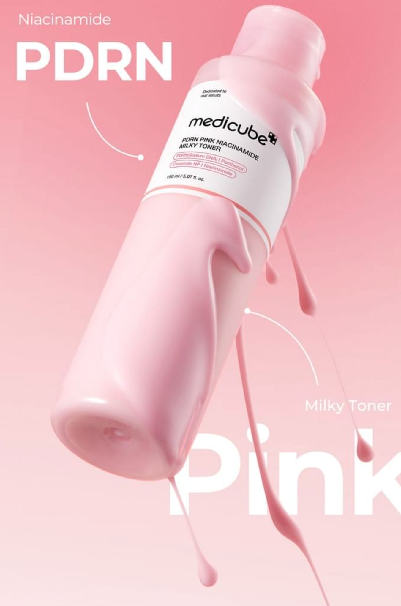 medicube PDRN Pink Niacinamide Milky Toner