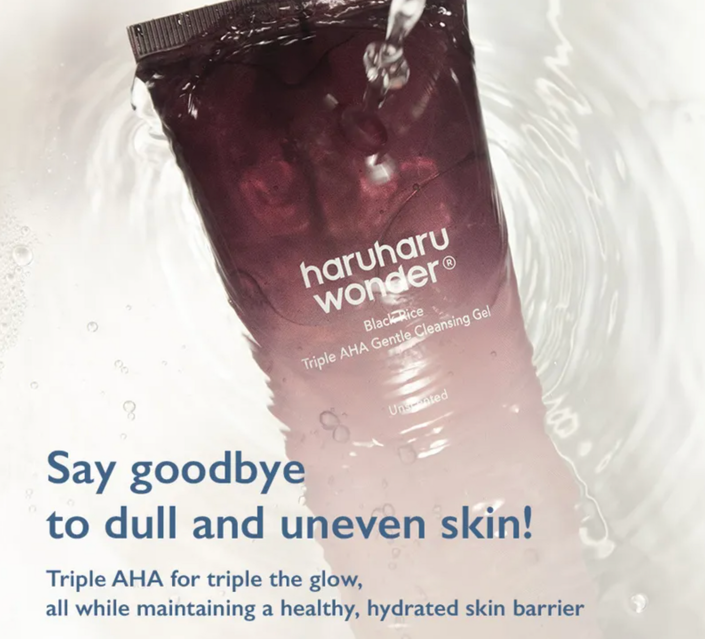haruharu wonder Black Rice Triple AHA Gentle Cleansing Gel 100ml