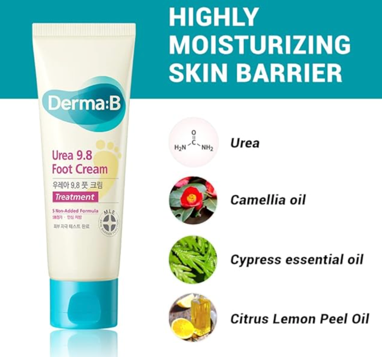 Derma-B Urea 9.8 Foot Cream 80ml