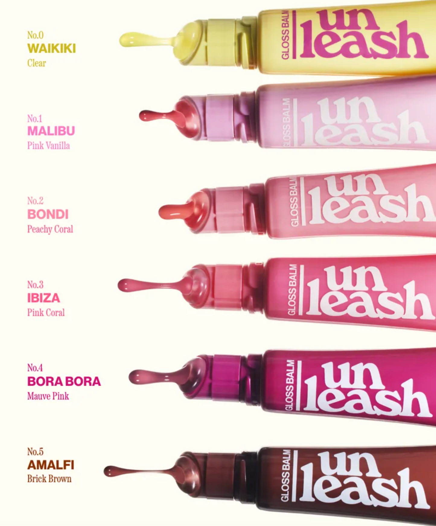UNLEASHIA Sunset Dazzle Gloss Balm