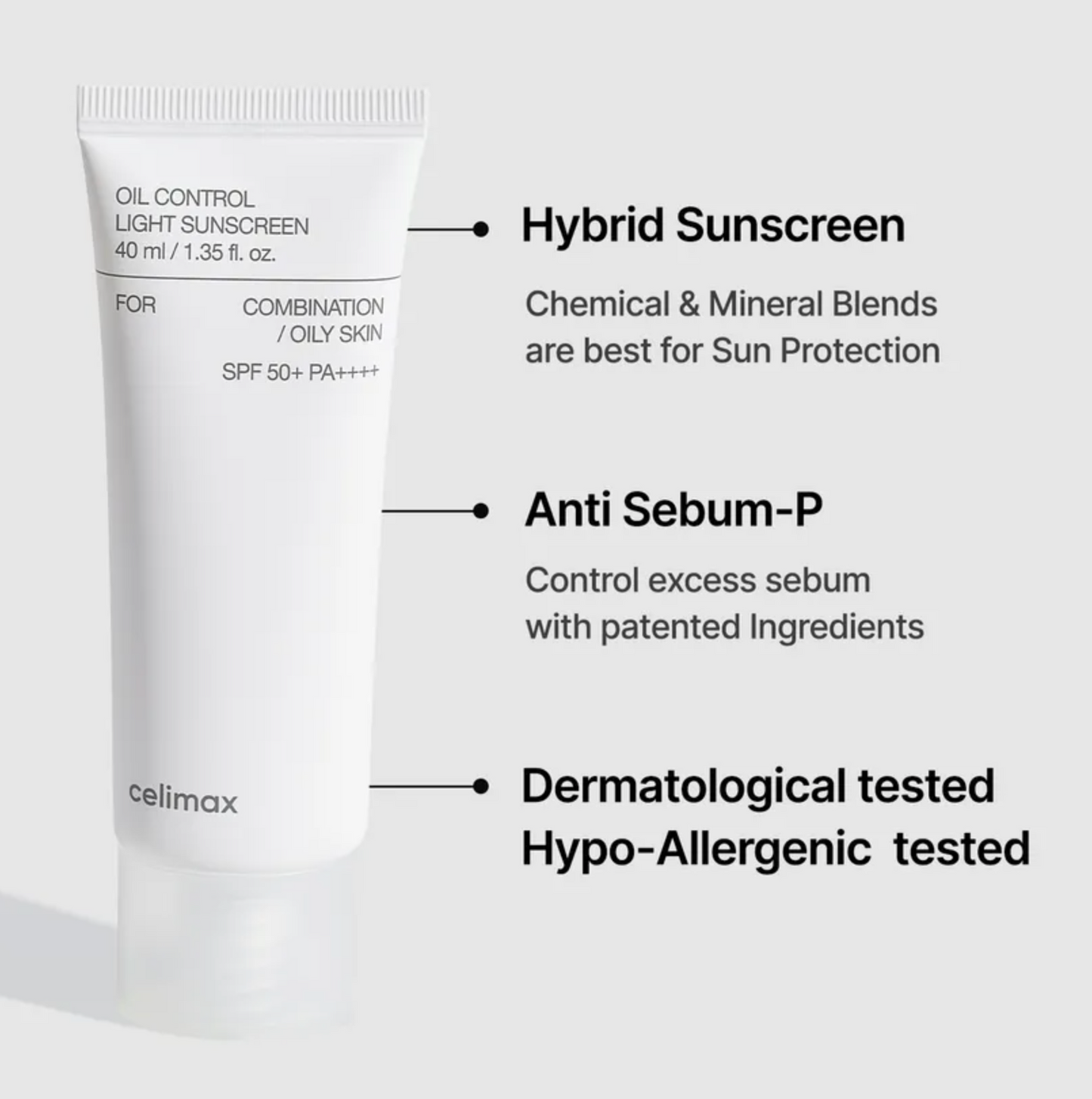 celimax Oil Control Light Sunscreen 40ml