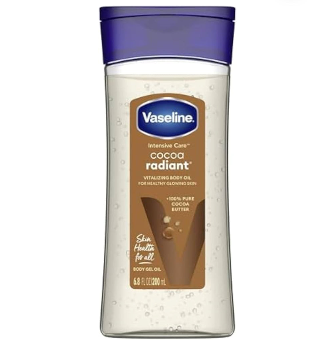 Vaseline Intensive Care Cocoa Radiant Body Gel Oil,