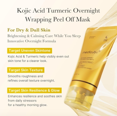 Medicube Kojic Acid Turmeric Night Wrapping Mask
