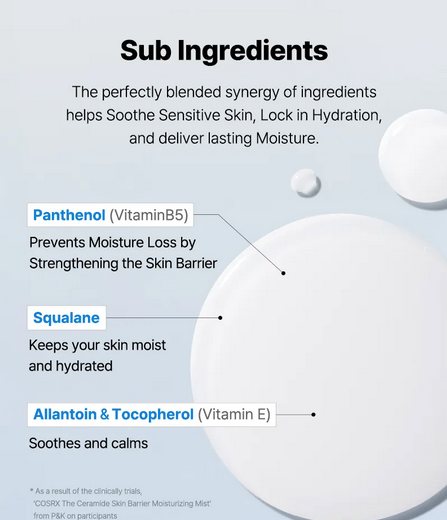 COSRX The Ceramide Skin Barrier Moisturizing Mist 120ml