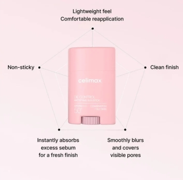Celimax Oil Control Mattifying Sun Stick 19g
