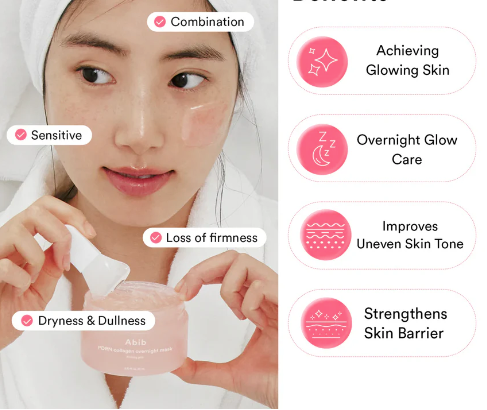 Abib PDRN Collagen Overnight Mask Firming Jelly 80ml