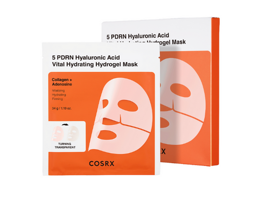 COSRX 5 PDRN Hyaluronic Acid Vital Hydrating Hydrogel Mask Set 3 sheets
