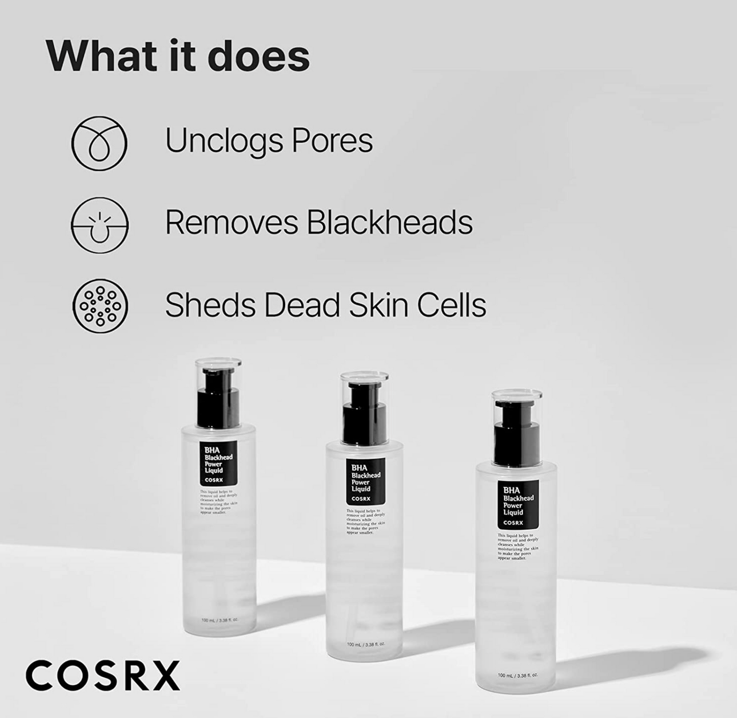 COSRX BHA Blackhead Power Liquid | Tónico Exfoliante para Puntos Negros