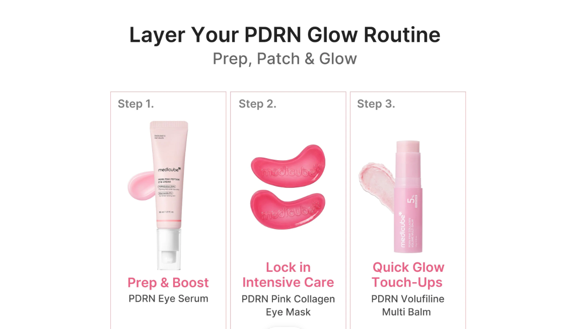 Medicube PDRN PINK COLLAGEN JELLY EYE MASK (6 POUCH)
