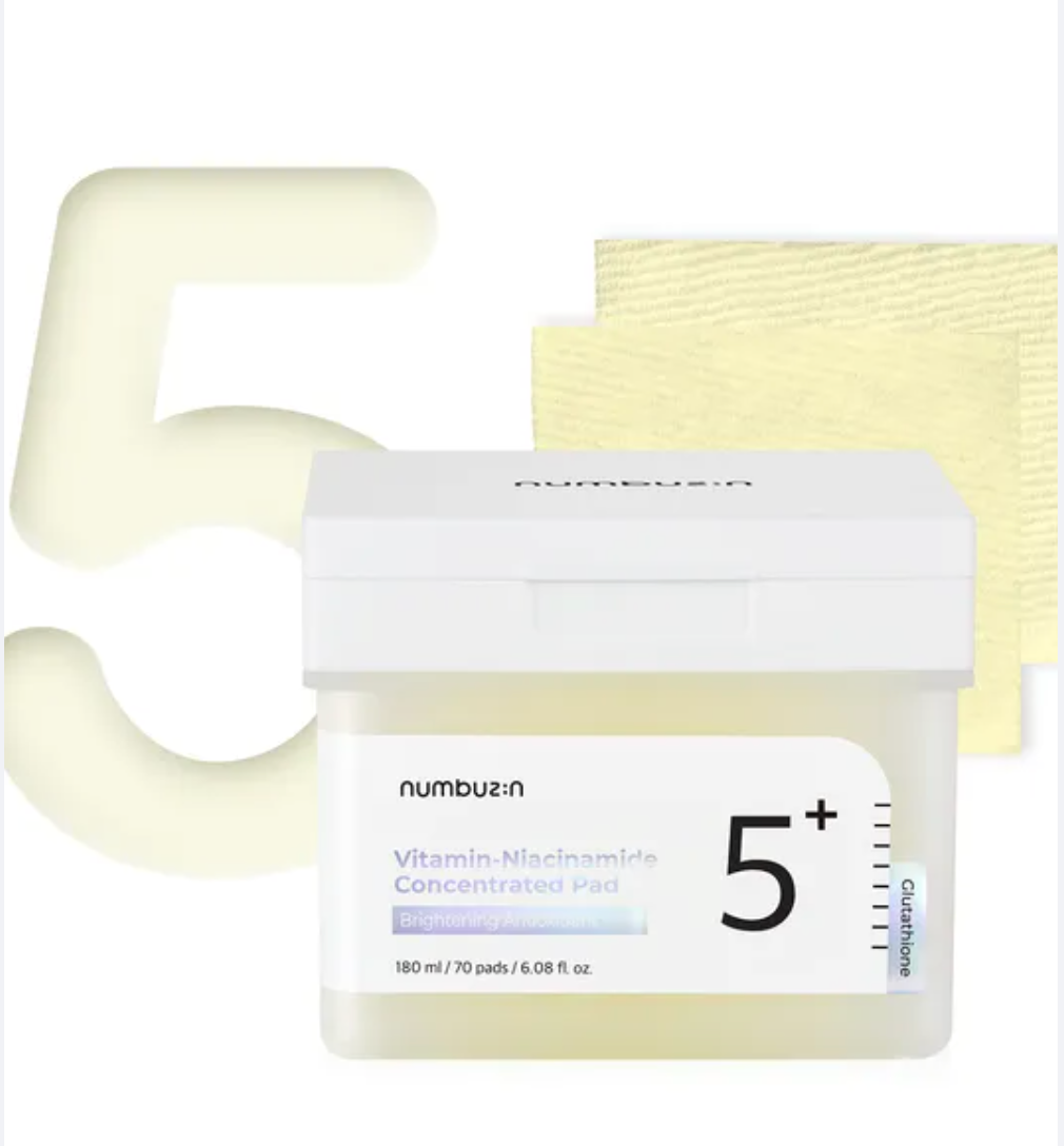 NUMBUZIN No. 5 Vitamin-Niacinamide Concentrated Toner Pad