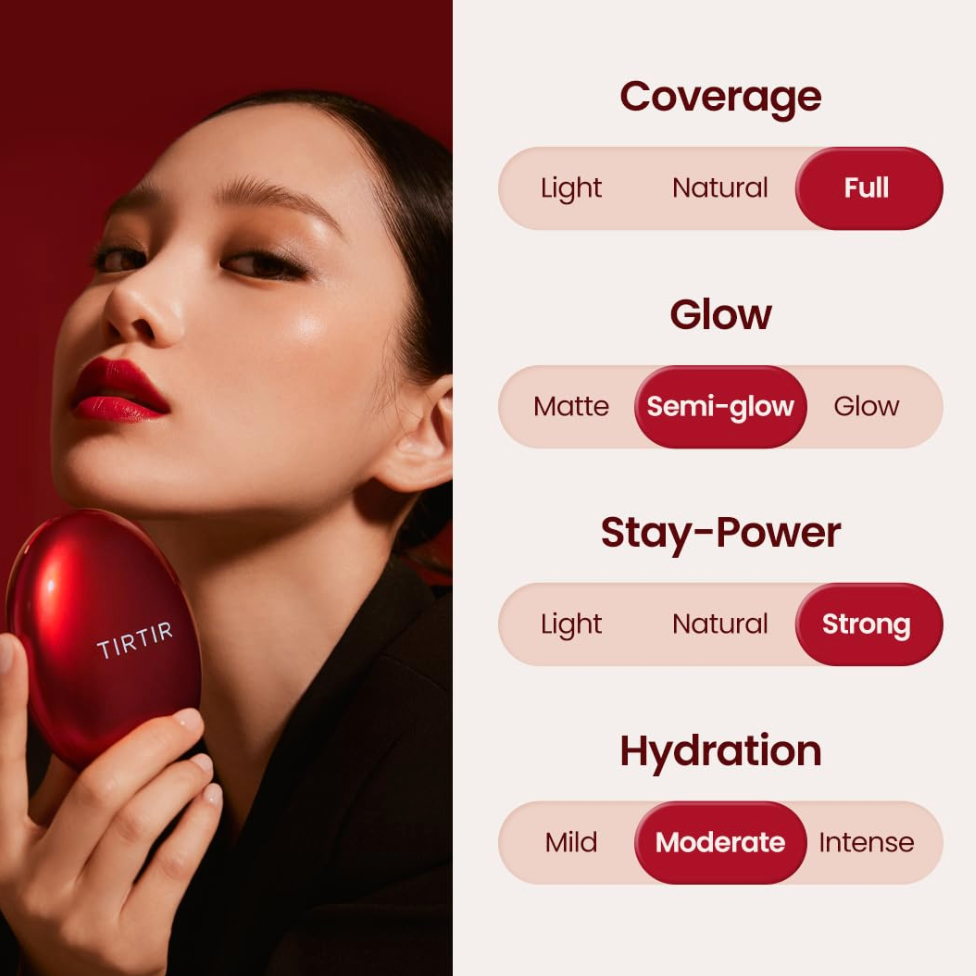 TIRTIR - Mask Fit Red Cushion SPF40 PA++ - 9 Tonos