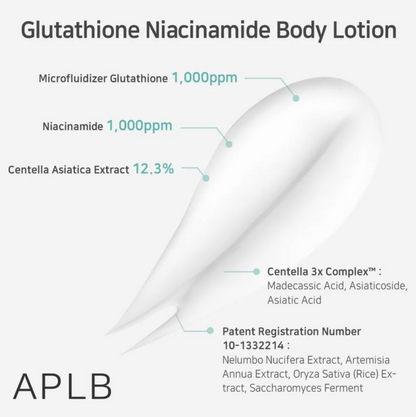 APLB Glutathione Niacinamide Body Lotion 300ml