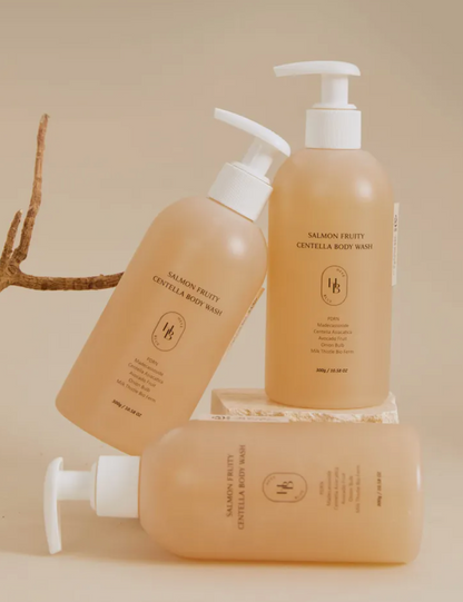 HEVEBLUE Salmon Fruity Centella Body Wash