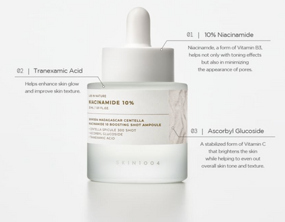SKIN 1004 Madagascar Centella Niacinamide 10 Boosting Shot Ampoule 30 ml