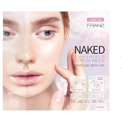 Franz NAKED SunShield Peptide Patch (5 pares de parches L)