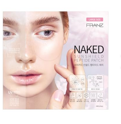 Franz NAKED SunShield Peptide Patch (5 pares de parches L)