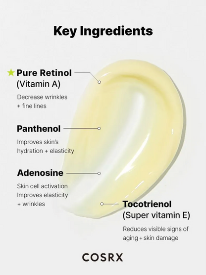 COSRX - The Retinol 0.1 Cream