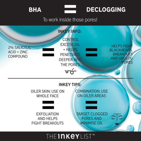 THE INKEY LIST Beta Hydroxy Acid (BHA) Blemish + Blackhead Serum